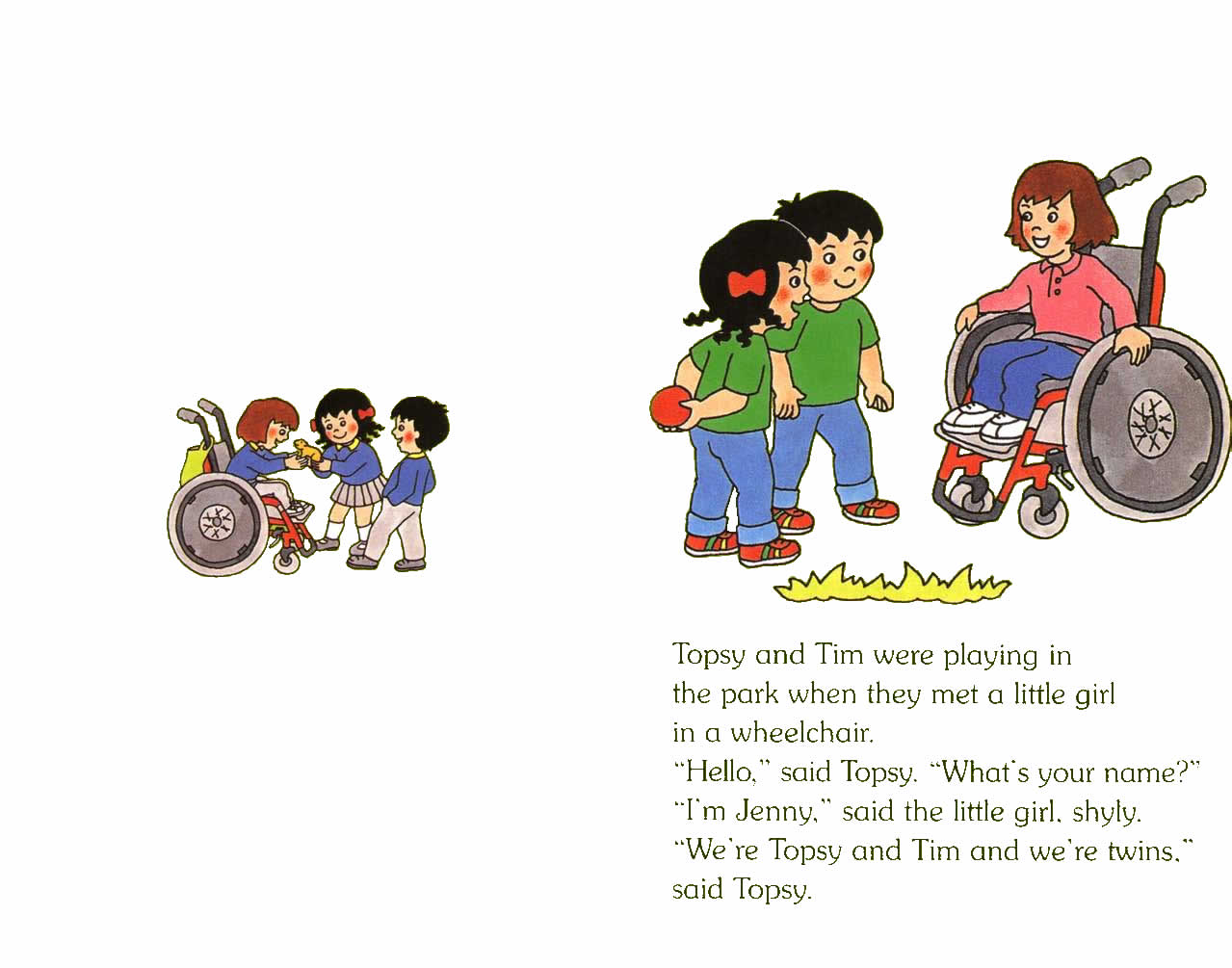 Ladybird - Topsy Tim Books - Make A New Friend (03),绘本,绘本故事,绘本阅读,故事书,童书,图画书,课外阅读